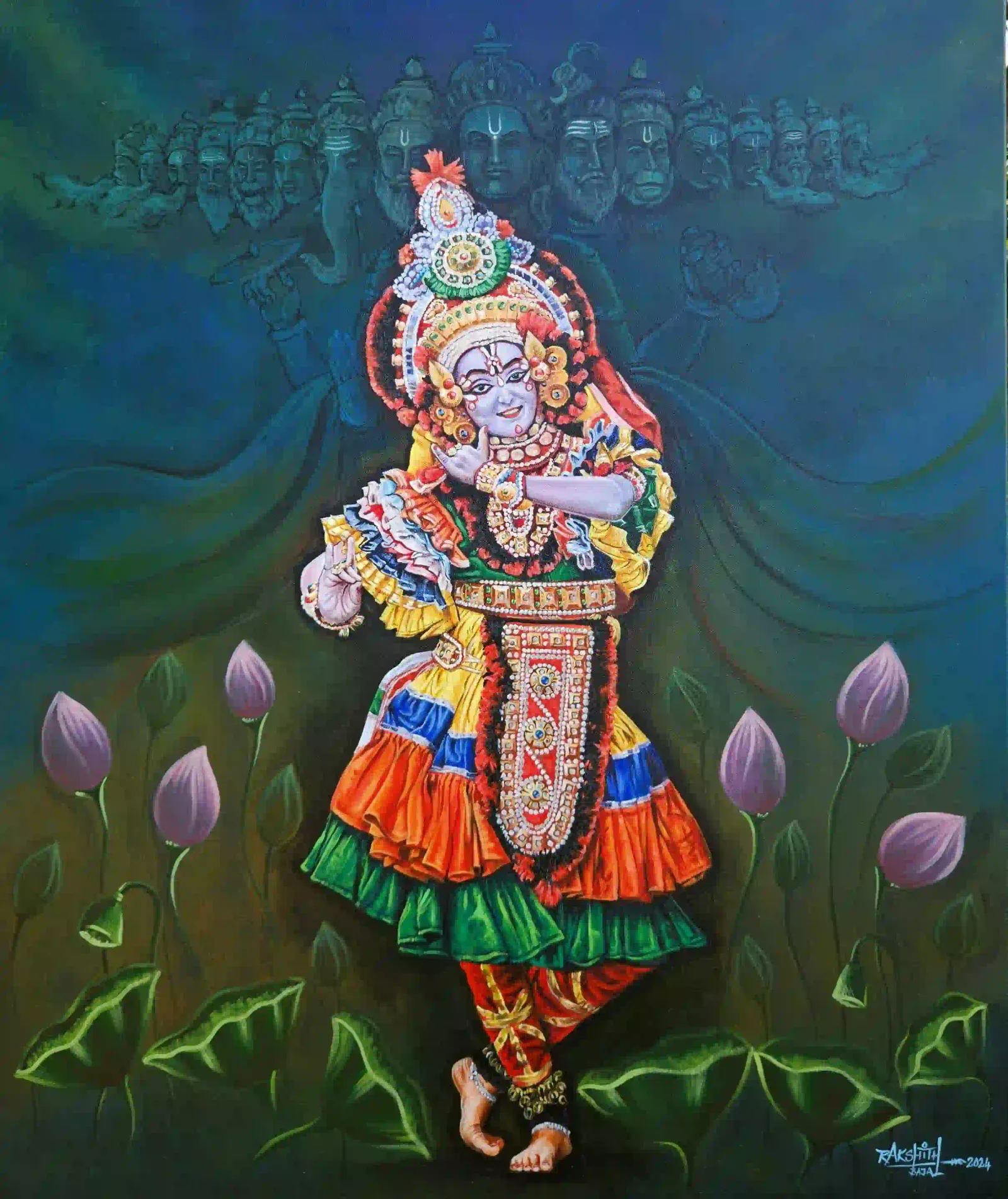 Krishna Yakshagana Style